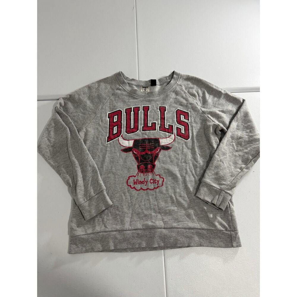 Chicago Bulls Windy City NBA Hardwood Classics Crewneck Sweatshirt Mens M